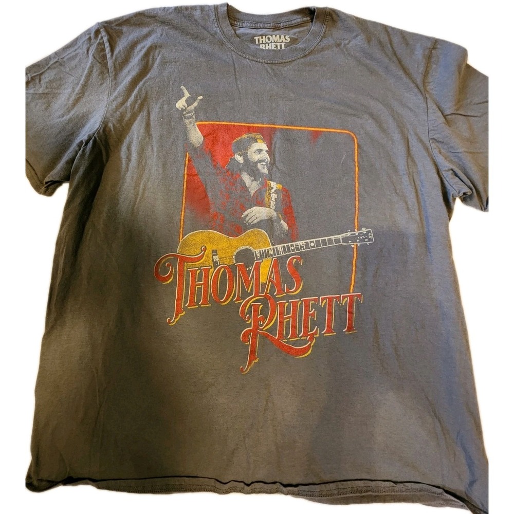 Thomas Rhett Tour‎ T Shirt Mens Size 2x Grey Country Music 2021